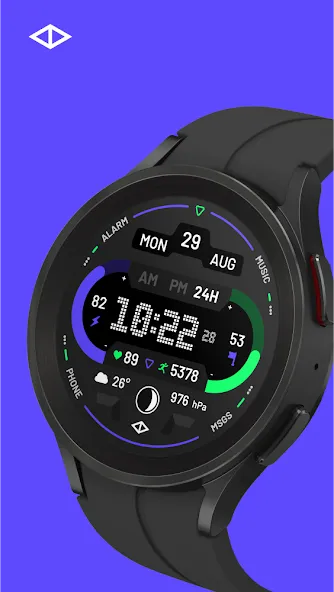 Vision 3: Digital Watch Face screenshot 6