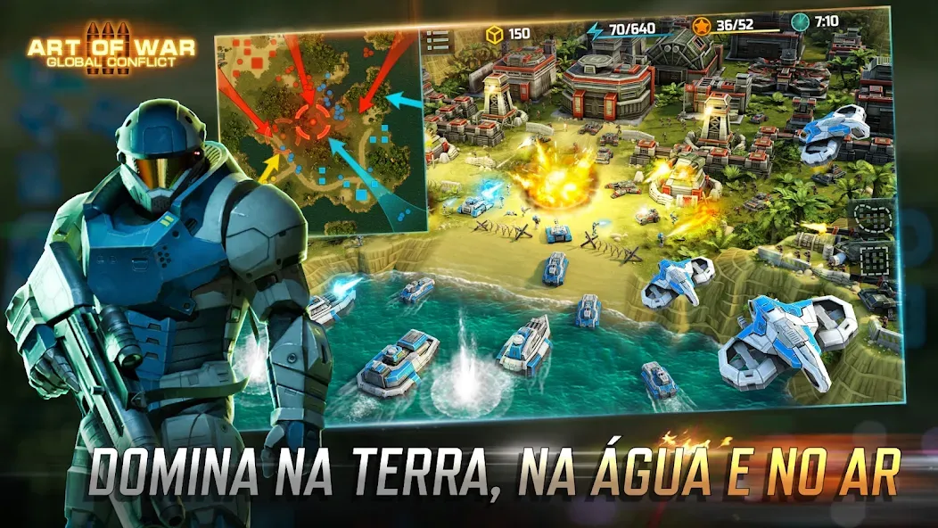 Art of War 3: RTS Estratégia screenshot 1