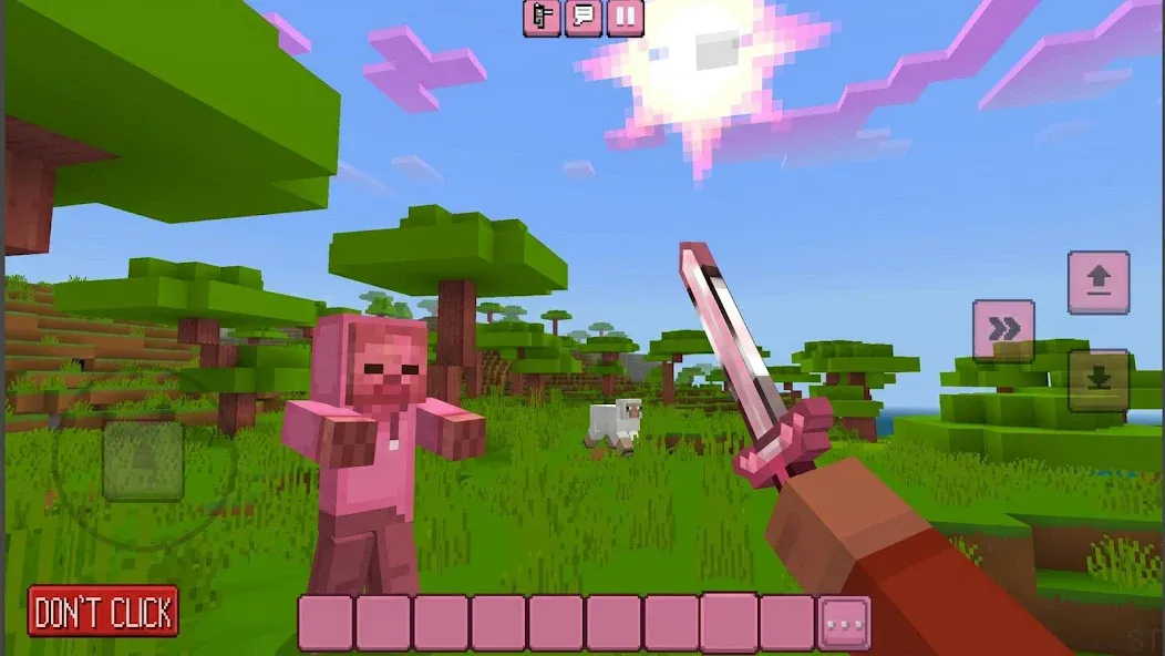 Kawaii Craft: Pink World 3D screenshot 1
