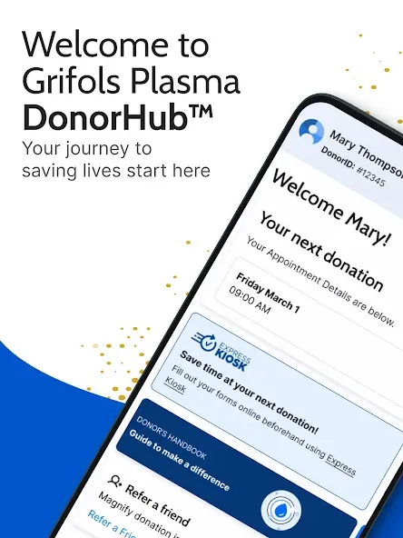 Grifols Plasma Donor Hub screenshot 9
