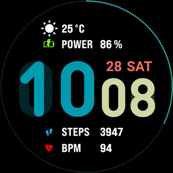 Watch face CNW0029 screenshot 7