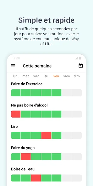 Way of Life: suivi d'habitudes screenshot 2