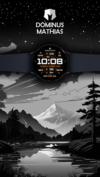 DM093 Futuristic Data Watch screenshot 4