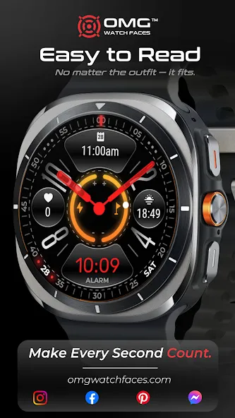 OMG 386 Hybrid Watch Face screenshot 5