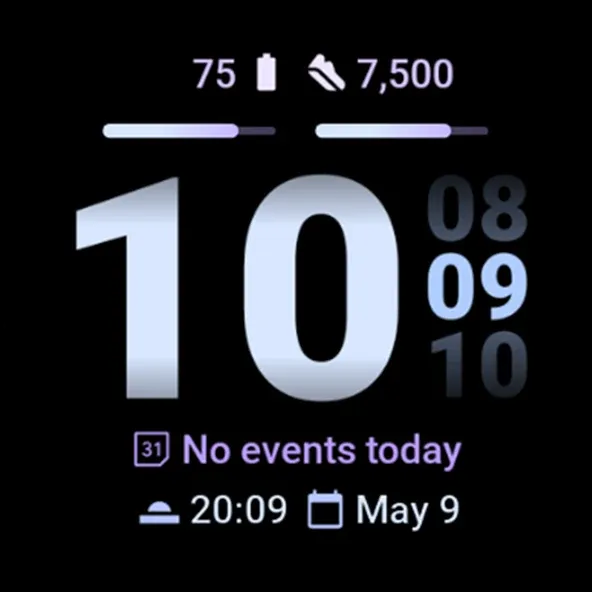 Streamlined Watch Face screenshot 9