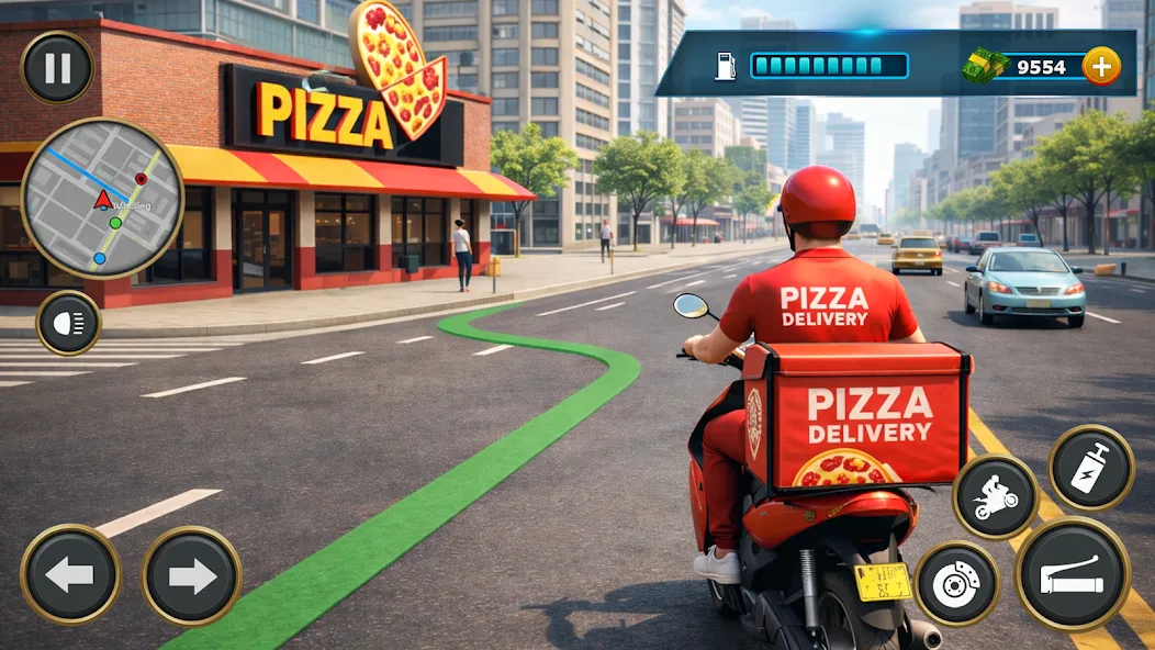 Fast-Food-Lieferfahrer screenshot 1