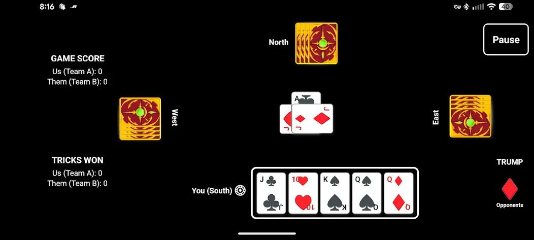 Just Euchre: Offline Card Game screenshot 8