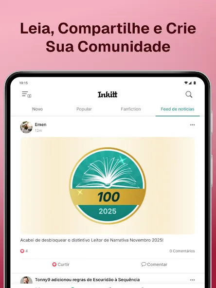 Inkitt: Livros, Romances, Hist screenshot 16
