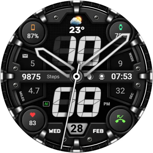 WFP 328 Hybrid watch face screenshot 41