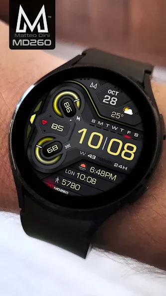MD260 Digital watch face screenshot 2