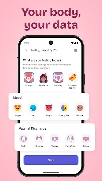 Clover: Period & Cycle Tracker screenshot 4