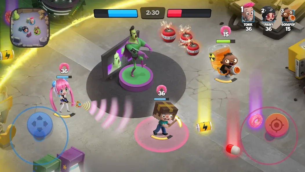 Donut Punks: Online Epic Brawl screenshot 8