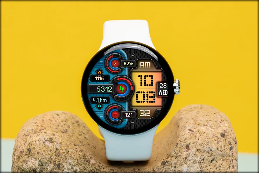 Digital DUBAS URX22 Watch face screenshot 4