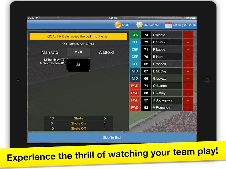 Soccer Tycoon: Football Game screenshot 13