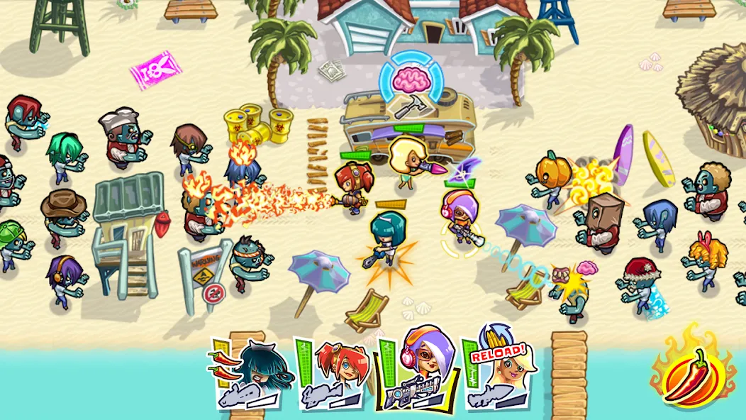 Guns'n'Glory Zombies Premium screenshot 1