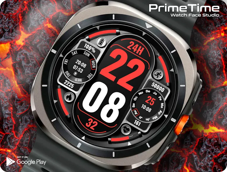 PT11 Digital Watch Face screenshot 5