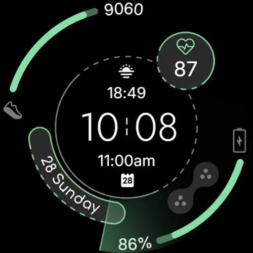 QuanTick 02 Minimal Watch Face screenshot 24