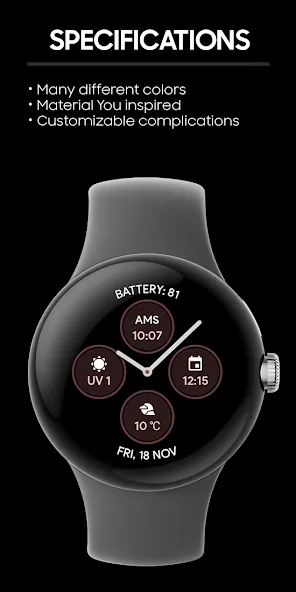JHW Analog You: Watch face screenshot 2