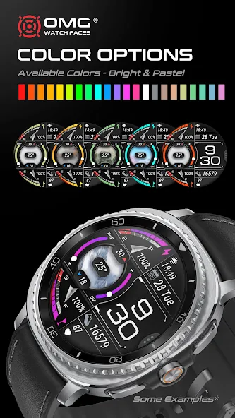 OMG 387 Weather Watch Face screenshot 7