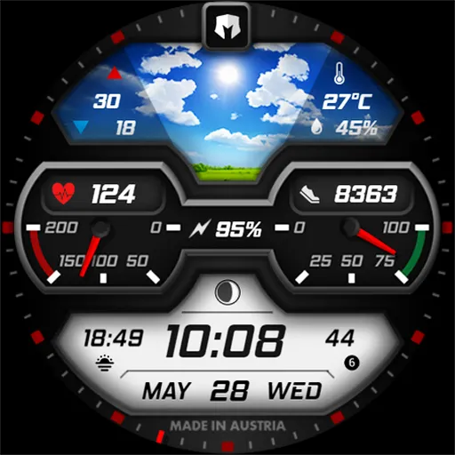 DM148 Vibrant Futuristic Face screenshot 6
