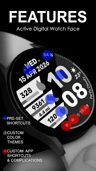 Active Edge Watch Face screenshot 6