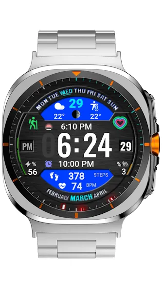 Digital Sport watchface NTV401 screenshot 4