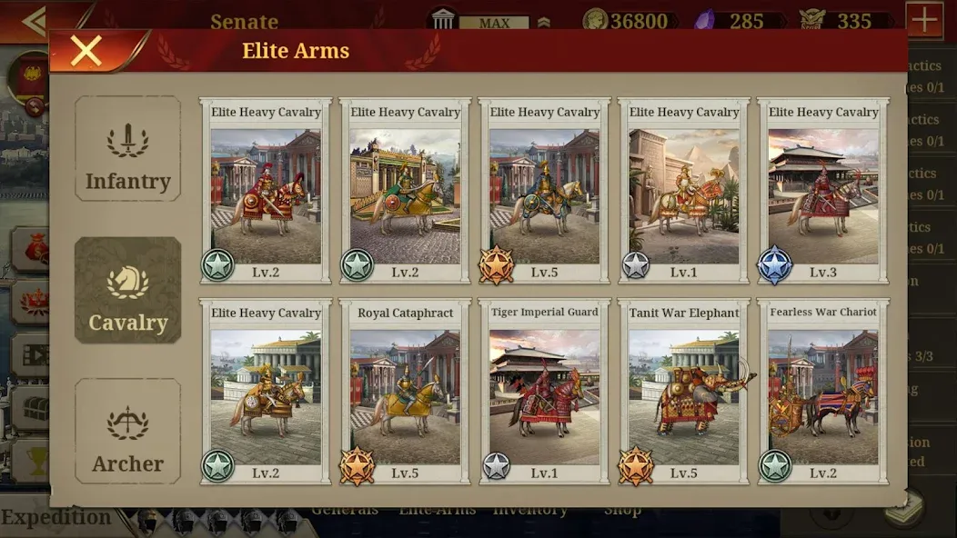 Great Conqueror: Rome War Game screenshot 5
