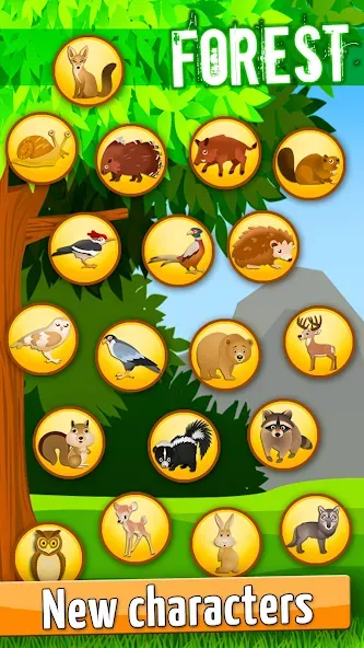Forest - Kids Coloring Puzzles screenshot 5