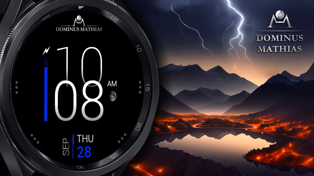 DM040 Digital Watch Face screenshot 1