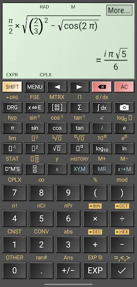 HiPER Scientific Calculator screenshot 5