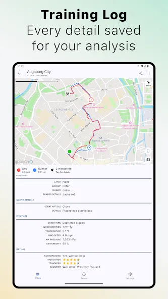 The Mantrailing App screenshot 6