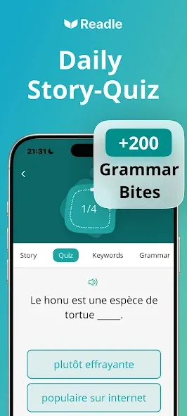 Learn French Daily with Readle screenshot 5