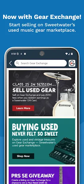 Sweetwater Music & Audio Gear screenshot 3