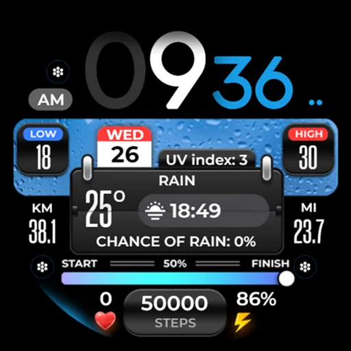 OMG 299 Weather Watch Face screenshot 31