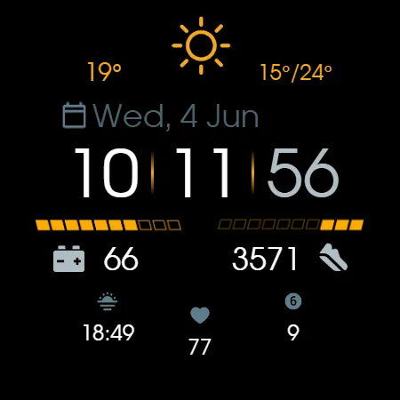 Digital Watchface D7 screenshot 24