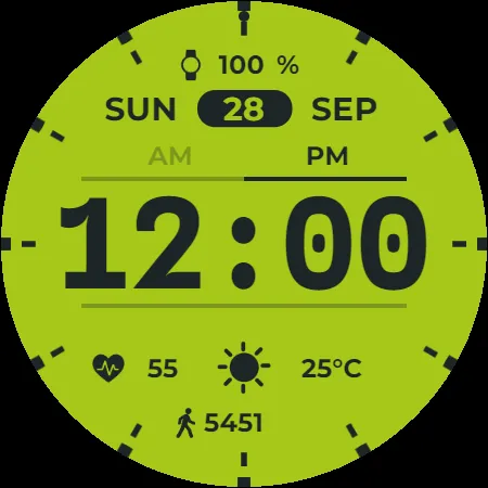 Clear Type Watch Face screenshot 9