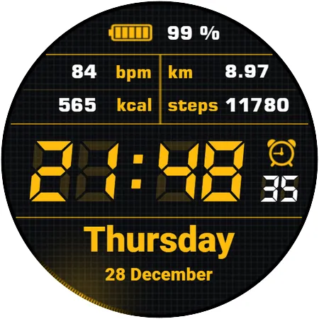 Simple Watchface AKM Wear OS screenshot 9