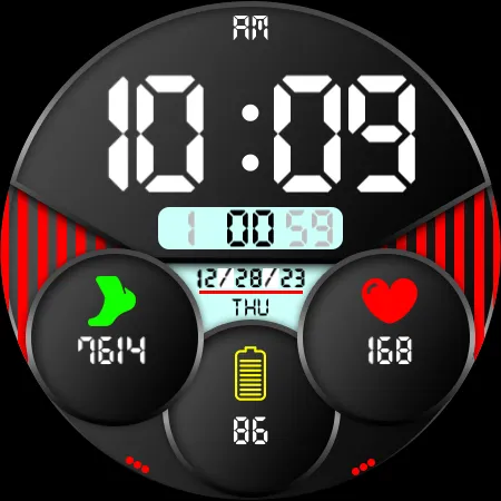 Key018 Digital Watch Face screenshot 27