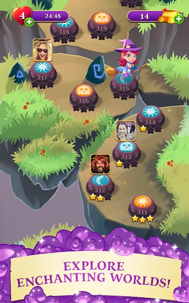 Bubble Witch 3 Saga screenshot 12