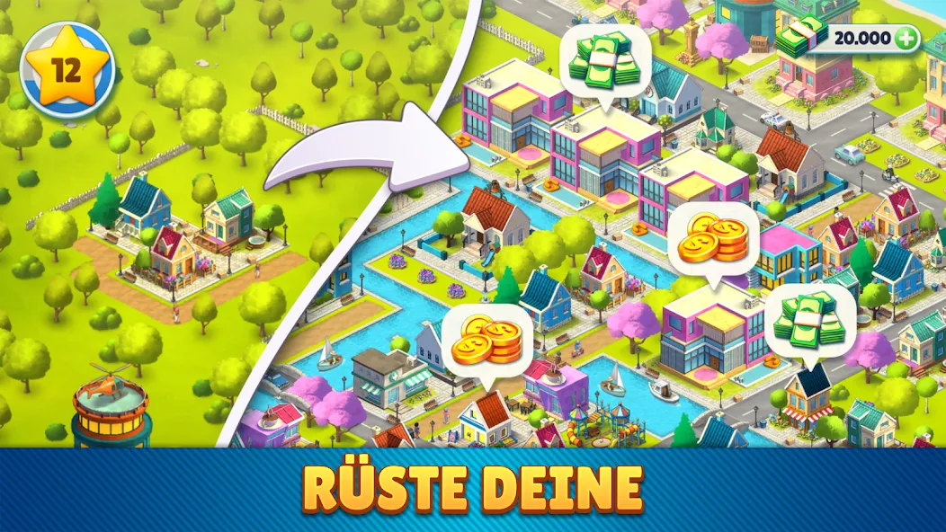 Cozy Town: Gestalte, Entspanne screenshot 7