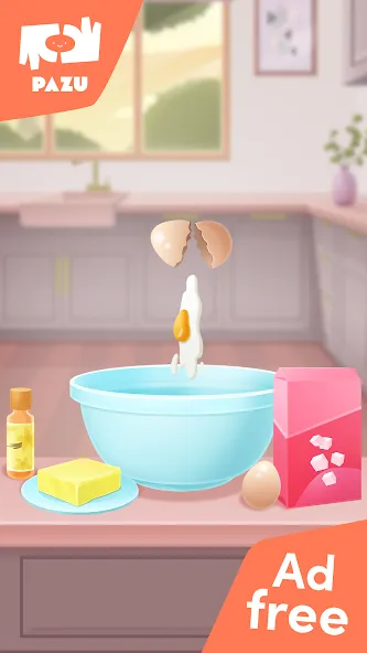 カップケーキメーカー-子供向けの料理とベーキングゲーム screenshot 2