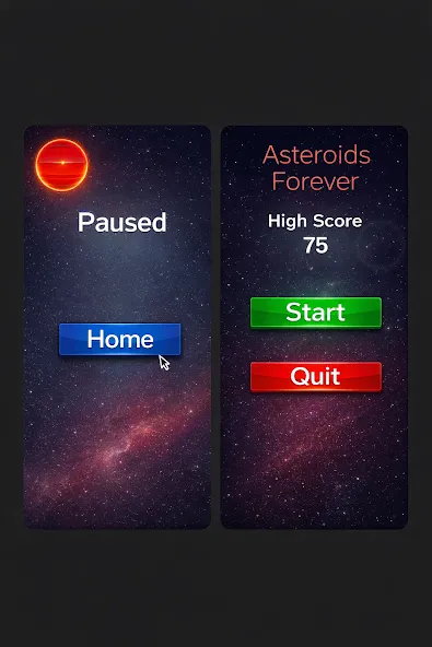 Asteroids 2.0 screenshot 3