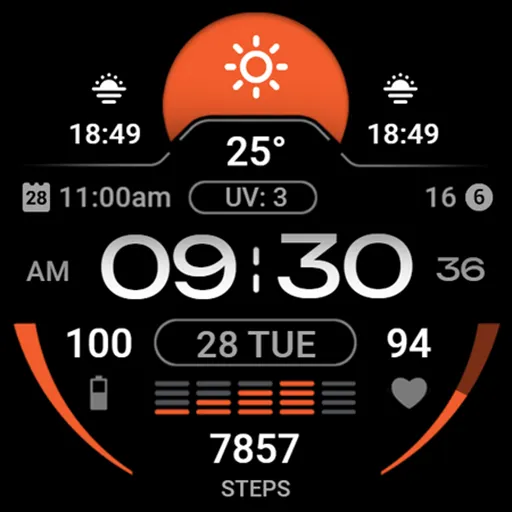 OMG 448 Weather Fitness Watch screenshot 25