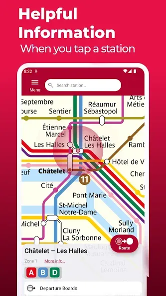 Paris Metro - Map and Routes screenshot 4