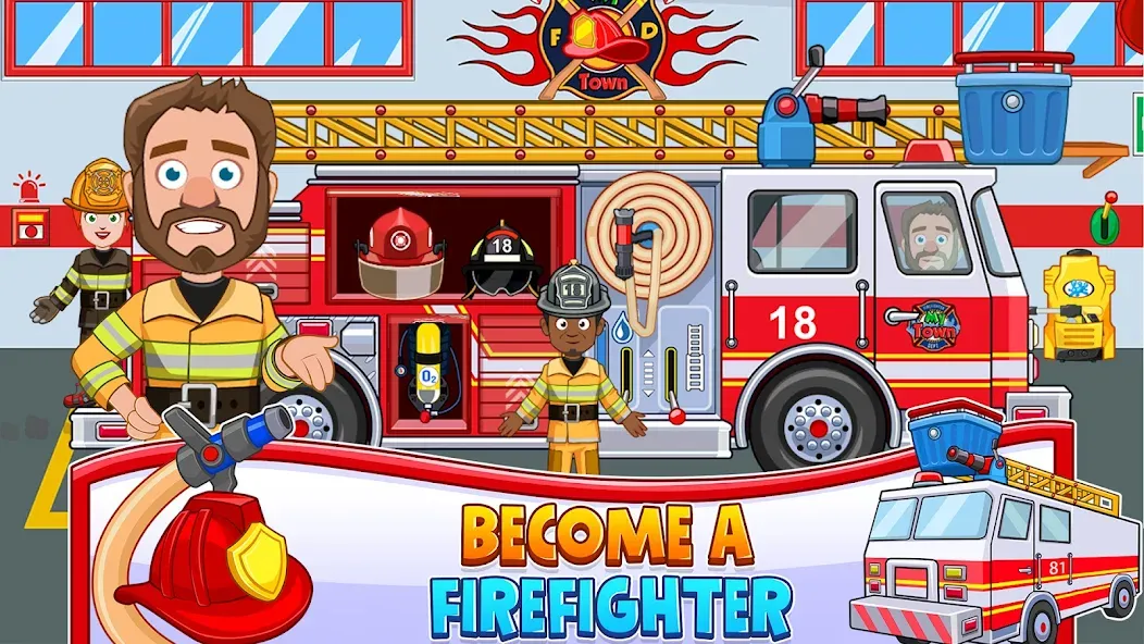 Firefighter: Fire Truck games screenshot 9