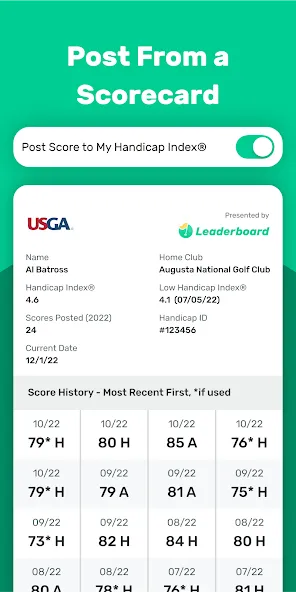 Leaderboard Golf screenshot 5