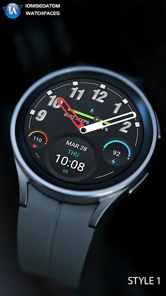 IA109 ANALOG DIGITAL WATCHFACE screenshot 1