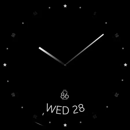 Minimal Black v20 Watch Face screenshot 10