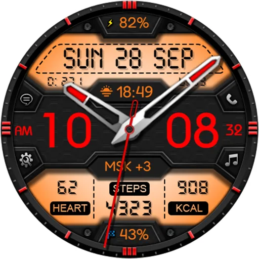 Hybrid MEZIGN CTS53 Watch face screenshot 14