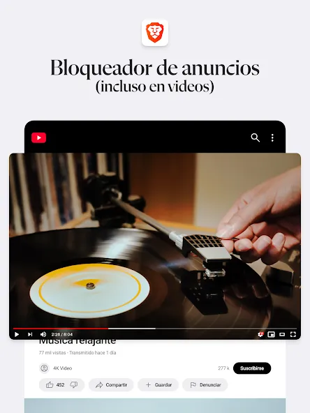Navegador web privado Brave screenshot 10